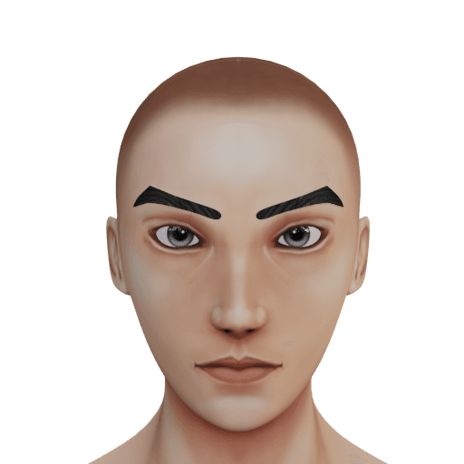 Upturned Shape Eye